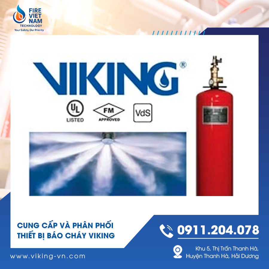 Cung cấp và phân phối thiết bị báo cháy Viking